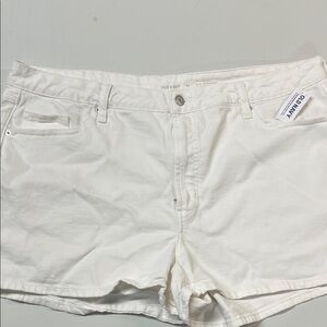 Old Navy Women's Classic White Jean Shorts